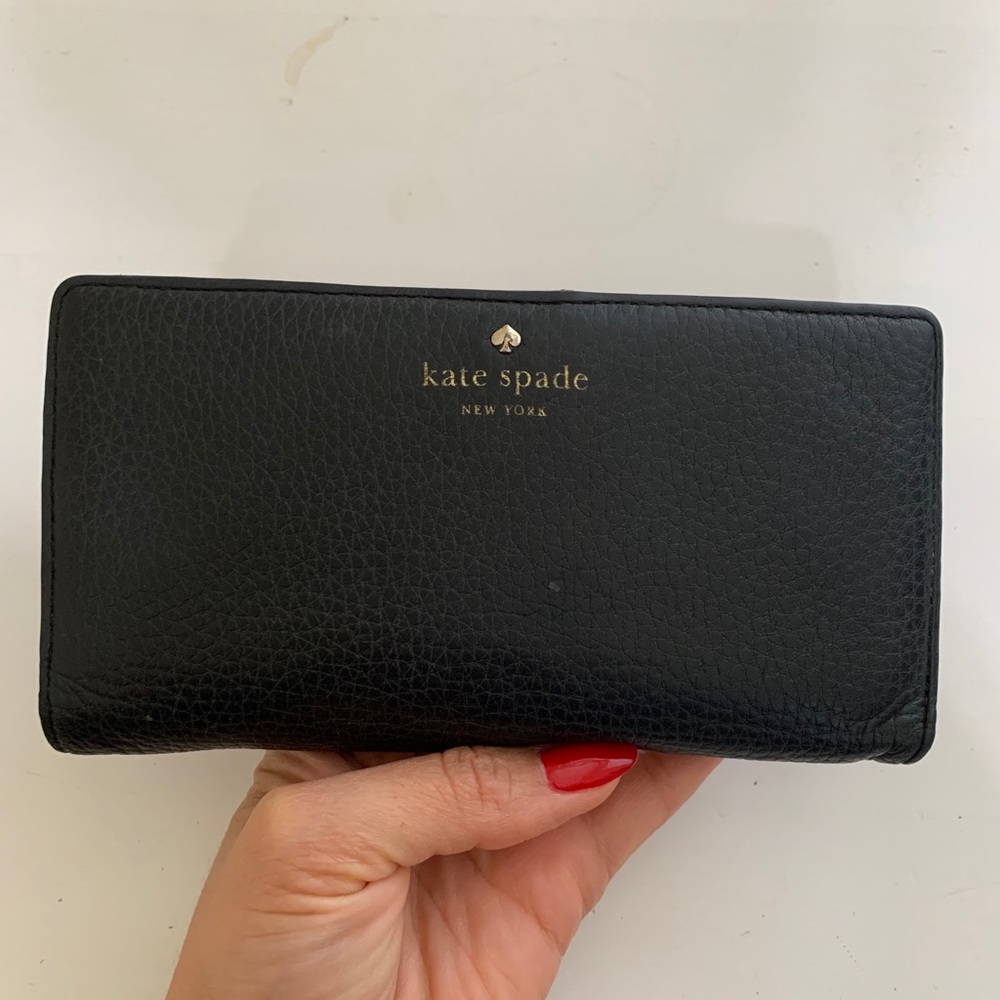 Kate Spade Black leather wallet